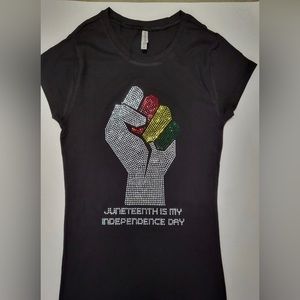 Juneteenth Bling Tee